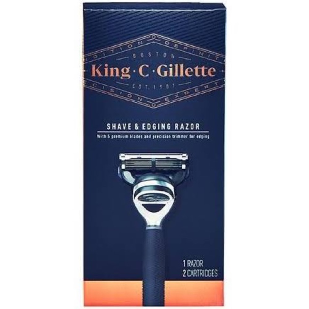 NWT - King C Gillette Shave & Edging Razor